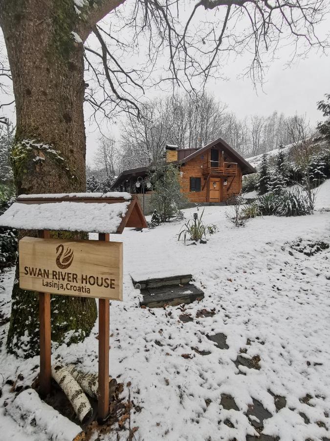 Lasinja Zagreb, Kuca Za Odmor Swan River Holiday House מראה חיצוני תמונה